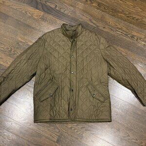 Barbour Men's Chelsea Flyweight Jacket - XXL - AUTHENTIC - Olive